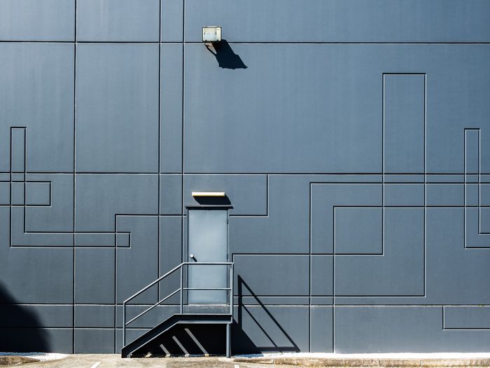 Modern building exit door min