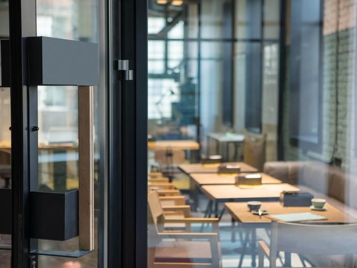 Modern door resto cafe