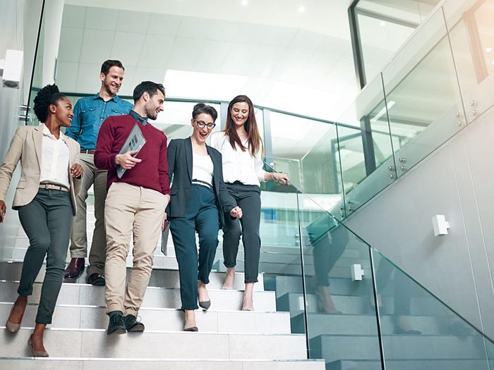 Modern Workers Stairwell Min