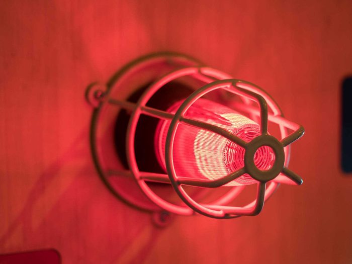 Red Emergency Light Min