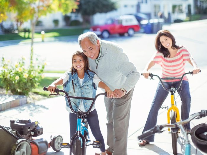 Riding Bikes With Family Min