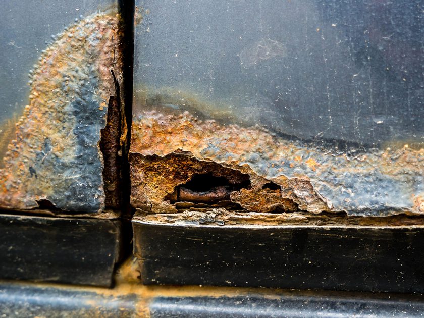 Rusted Corner Door