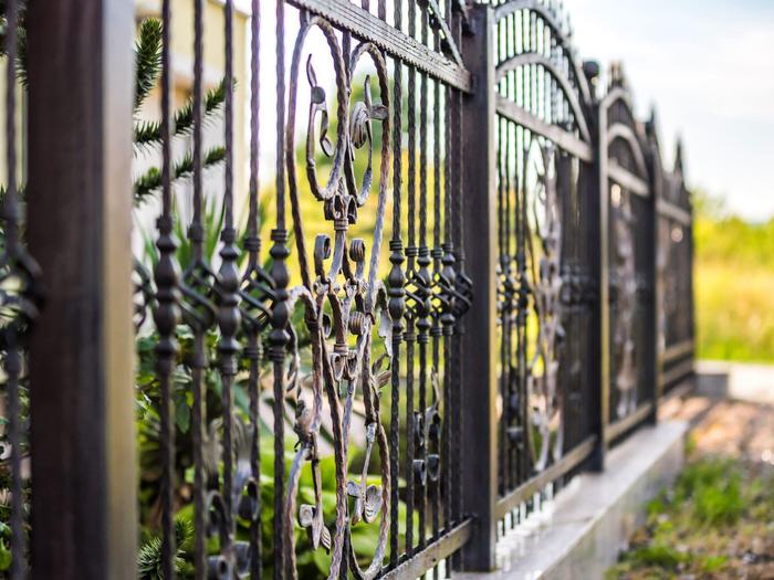 Wrought Iron Fence Min