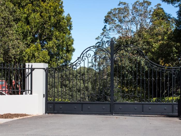 Wrought iron gates min